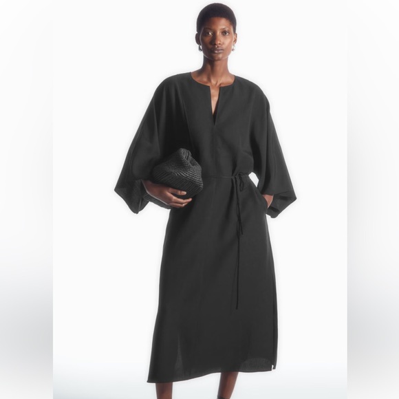OVERSIZED KAFTAN MIDI DRESS NWT - Picture 4 of 6